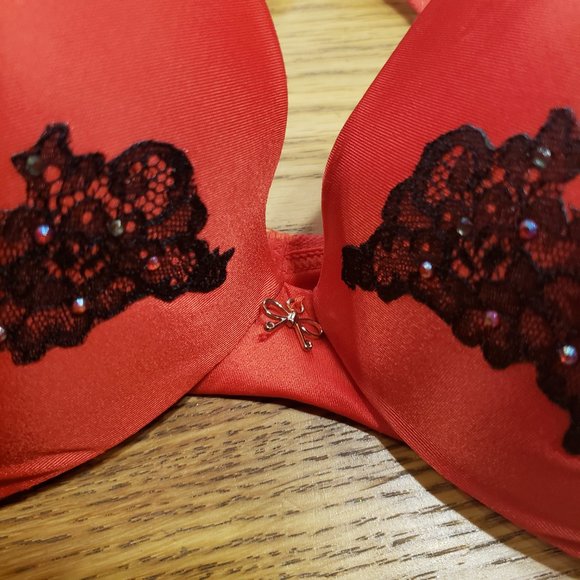LIKE NEW victoria's secret push up bra 34dd balconet - Picture 5 of 6